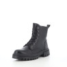 Boots noires en cuir